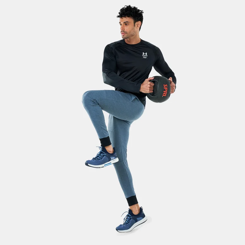 Under Armour Black Men's UA Armourprint Long Sleeve Sweatshirt for Men | Best Price UAE